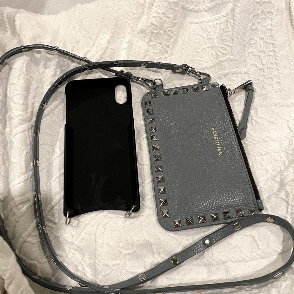 Sarah pebble leather crossbody bandolier